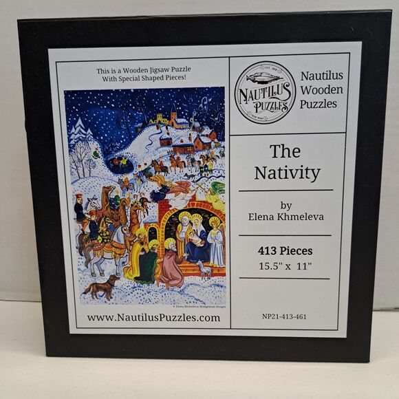Other - The Nativity (413 Pieces) Wooden Christmas Jigsaw Puzzle